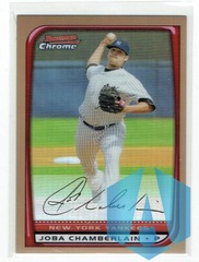 2008 Bowman Chrome Refractor Gold Parallel 50/50 Joba Chamberlain #145